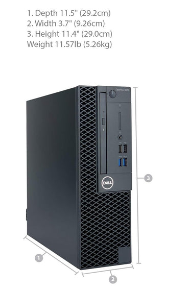 Dell OptiPlex 3070, i5 9th Gen, 16GB, 256GB SSD - Windows 11 Professional