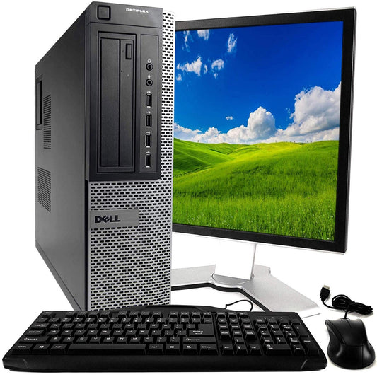 Windows 10 - Dell OptiPlex 790 Desktop Bundle with a Dell 19” LCD Monitor