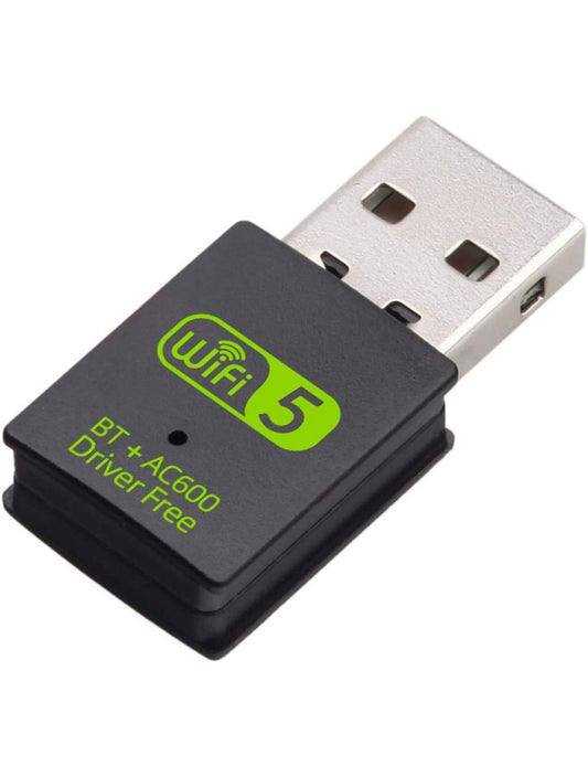 New USB 600mbps Wireless WiFi + Bluetooth Adapter
