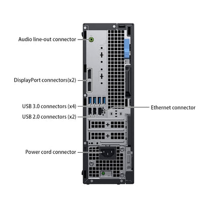 Dell OptiPlex 5070, i5 9th Gen, 16GB, 512GB SSD - Windows 11 Professional