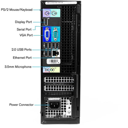 Dell Optiplex 790 SFF, Windows 10 Home, 8GB, 320GB, i5 3.2GHz, Dell 19" LCD Monitor
