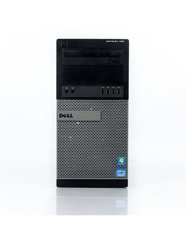 Dell Optiplex 990 Tower, Windows 7 Pro x32bit, 4GB, 80GB, Quad-Core i5 3.1GHz CPU