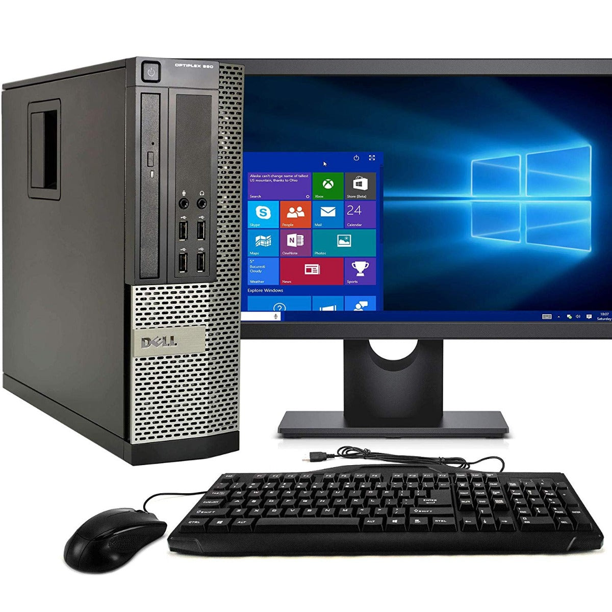 Dell Optiplex 790 SFF, Windows 10 Home, 8GB, 320GB, i5 3.2GHz, Dell 19" LCD Monitor