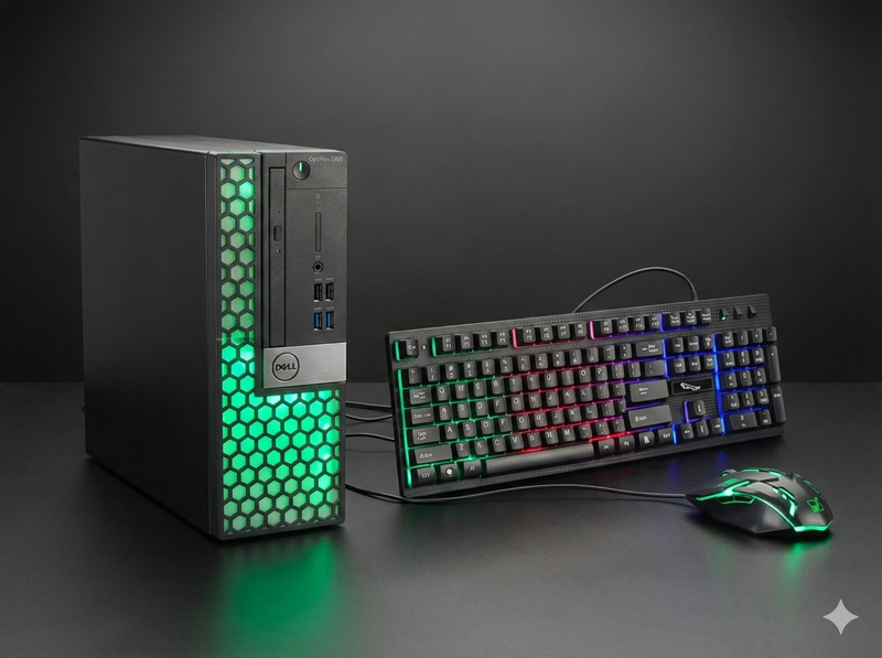 Dell OptiPlex RGB, i5 8th Gen, 16GB, 256GB SSD - Windows 11 Professional